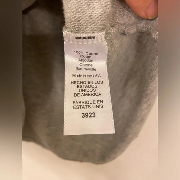 NWT Michael Stars Colleen Crew Neck Tee Heather Grey Size XL - Picture 6 of 7